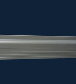 Aluminium Skirting - Moulded - Stock Powdercoated Woodland Grey Matt