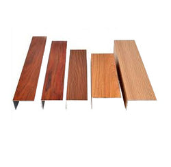 Aluminium Angle - Custom Powdercoated Woodgrain