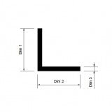 Aluminium Angle - Natural / Clear Anodised