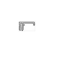 Aluminium DVA Heavy Duty One Way Vision Mesh Clamp Bar