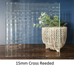 Cross Reeded Glass