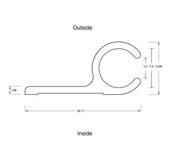 Aluminium Rope / Sail Track