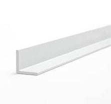 Aluminium Angle - Special Powdercoated White Matt (Int Face only)