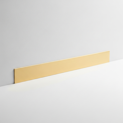 Brass Skirting - Flat Glue Fix Skirting