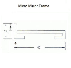 Aluminium Mirror Frame (Micro Mirror Frame)