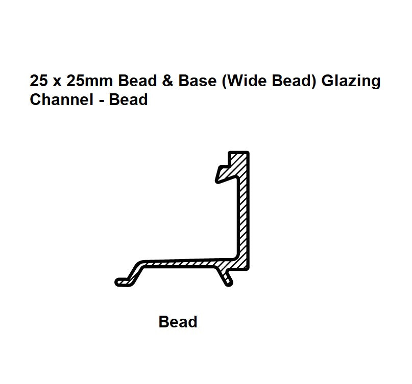 Aluminium Glazing Channel Custom Powdercoated Alltrade Aluminium