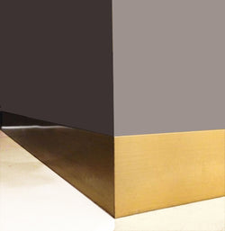 Brass Skirting - Flat Glue Fix Skirting