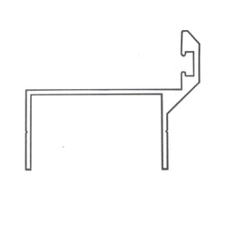 Aluminium Coolroom Doorstop Channel
