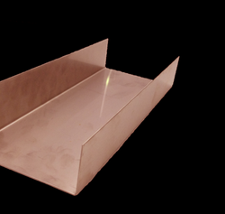 Copper Custom Cut & Folded Channel