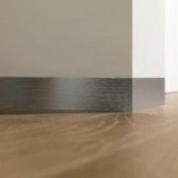 Stainless Steel Skirting - Flat Glue Fix Skirting
