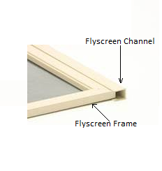 Aluminium Flyscreen Channel 14.5 x 18 x 1.22mm