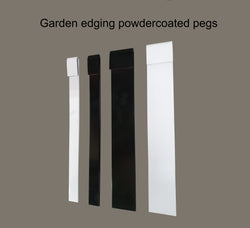 Aluminium Garden Edging Flat & Pegs