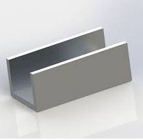 Aluminium Channel - Natural / Clear Anodised