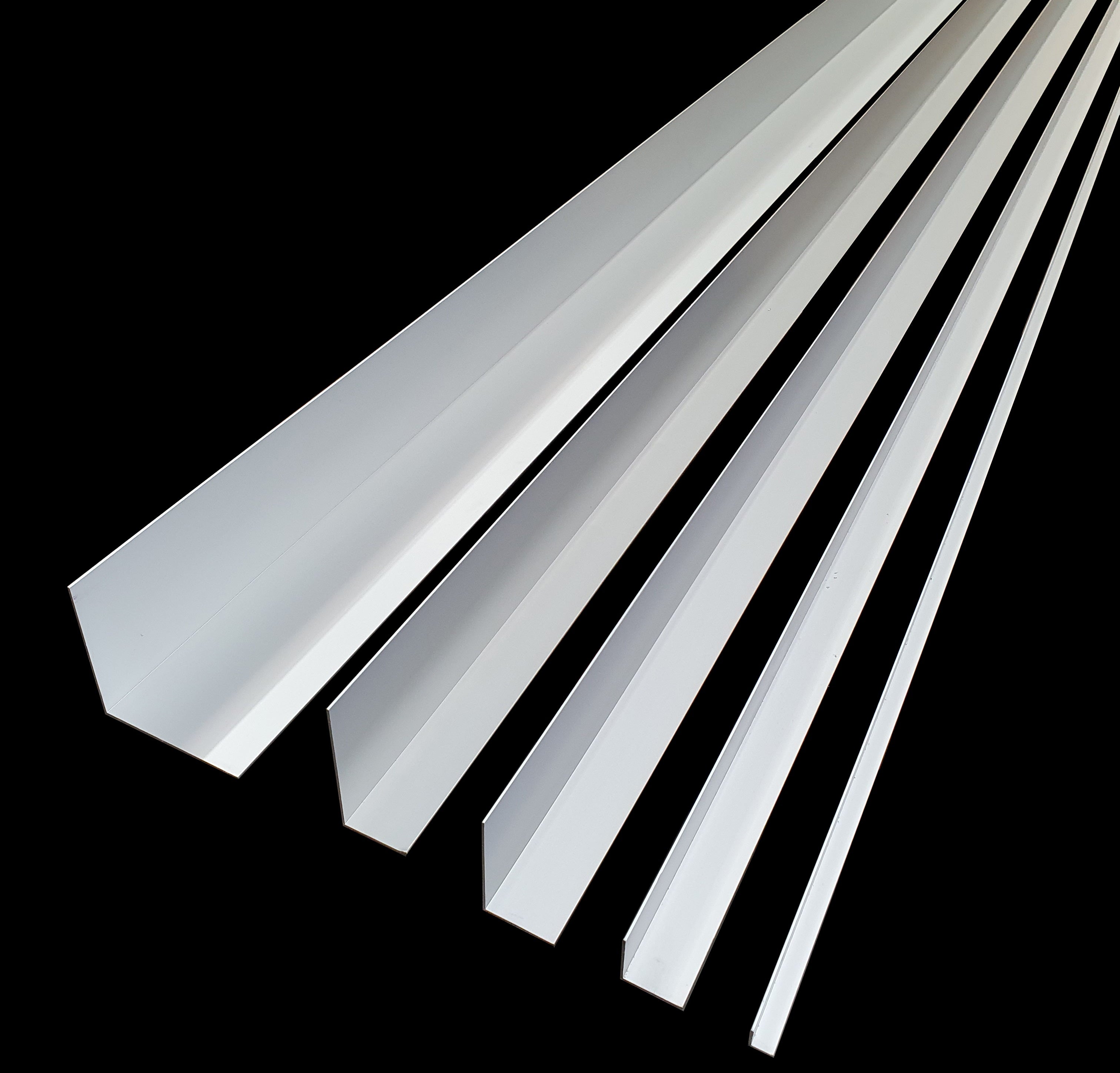 Aluminium Angle Natural / Clear Anodised Alltrade Aluminium, Glass