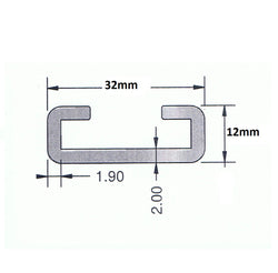 Aluminium Sail Track