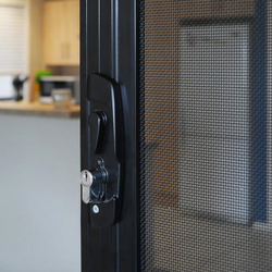 Security Door Crimgard Stainless Steel Woven Mesh