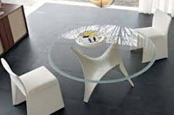 Table Top Round - Clear Low Iron (Viridian Starphire™ Superclear) Glass